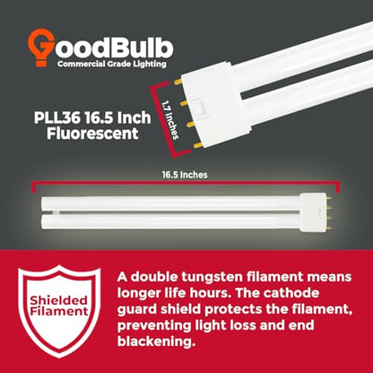 PLL36 835 36W 16.5" Twin Tube Compact Fluorescent Light Bulb 4 (3500k / 10 Count (Pack of 1))