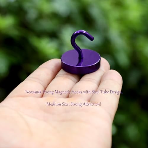 Magnetic Hooks Steel Tube Design for Cruise (Purple / 100lb Magnetic Hooks)