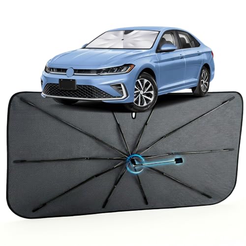 Car Windshield Sun Shade Umbrella for Volkswagen Jetta 2019 (For Volkswagen Jetta 2019-2026)