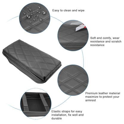 for 2023 2025 2026 Toyota Crown Signia Armrest Cover Pad (23-25 26 Crown Pad Black Line)