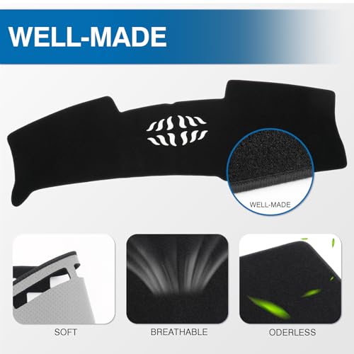 Black Dash Cover Compatible with Hyundai Tucson 2025 2026 (Tucson 25-26(Black))