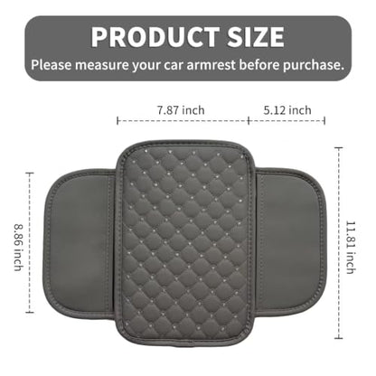 Sequin Center Console Cover Fit for Chevy Malibu 03 (Fit for Chevy Malibu / #003 Bling Grey)