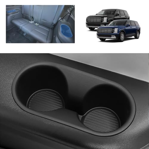 2-Pack) for 2026 Palisade Third-Row Side Cup Holder Insert for 2026 Hyundai Palisade TPE Cupholder Organizer Expander Anti-Spill Drink Holder Accessories