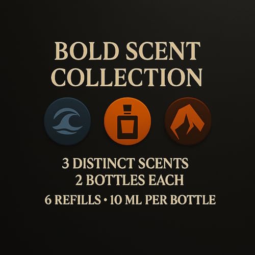 Car Air Freshener Refill Liquid Set of 6 x 10 ML