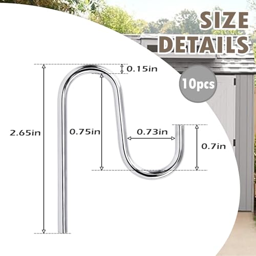 10 Pcs Shed Hooks Shed Accessories Hanging Heavy Duty Individual