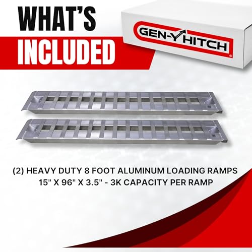 Heavy Duty Aluminum Loading Ramps (8')