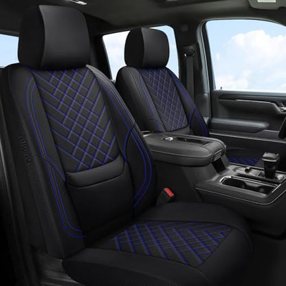 Chevy Silverado Seat Covers Full Set (Black blue / Full set)