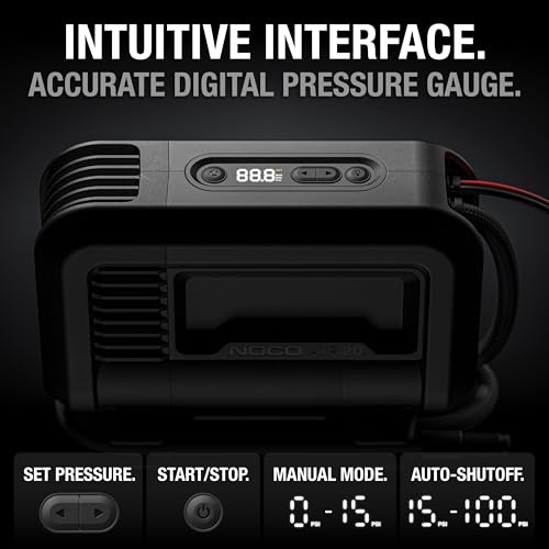 AIR20 47 LPM 12V Portable Tire Inflator & Air Compressor (100 PSI)