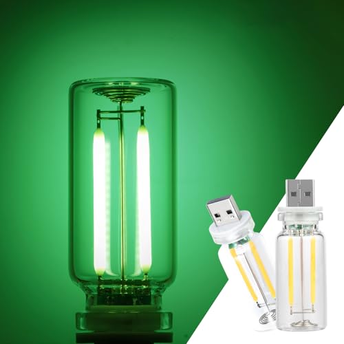 2 Pack Car LED Lights Interior (2 pack / green)