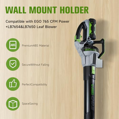Leaf Blower Wall Mount Holder Compatible with EGO 765 CFM Power+ LB7654 & LB7650 Leaf Blower (Gray)