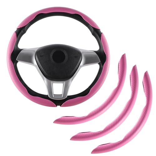 3pcs Carbon Fiber Anti (Pink / Universal (3pcs))