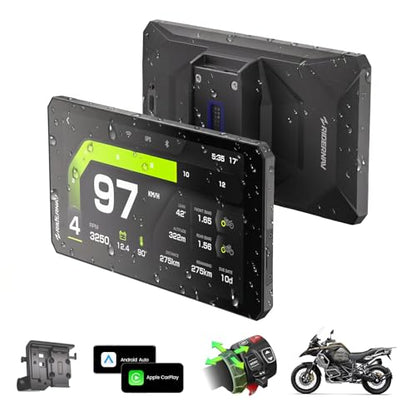 R7M 7" Wireless Motorcycle CarPlay & Android Auto for BMW Motorcycles (R7M Motorcycle Carplay for BMW)