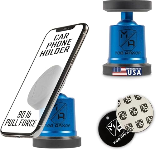MobNetic Maxx Magnetic Car Phone Holder Mount (Blue)