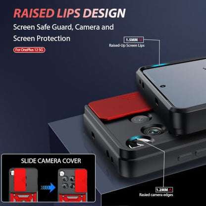 for OnePlus 12 5G Case (OnePlus 12 5G（6.82"） / Red)