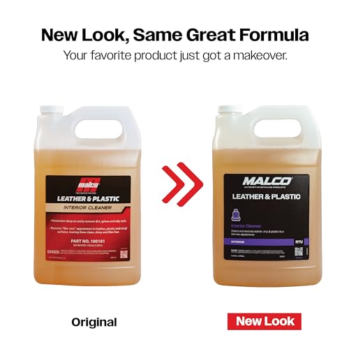 Leather & Plastic Cleaner for Automotive Interior Surfaces (128 Fl Oz (Pack of 1))