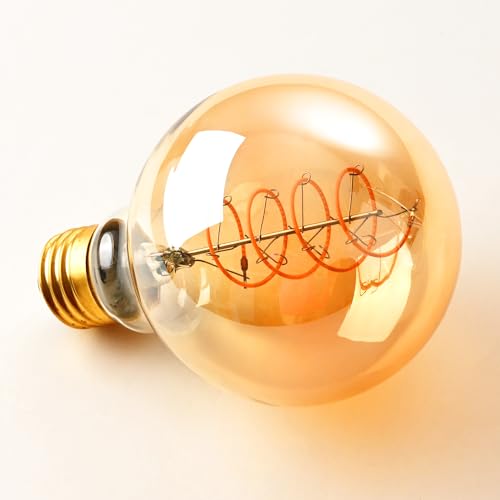 Vintage LED Spiral Filament Bulb G25 (G25-4.72in)