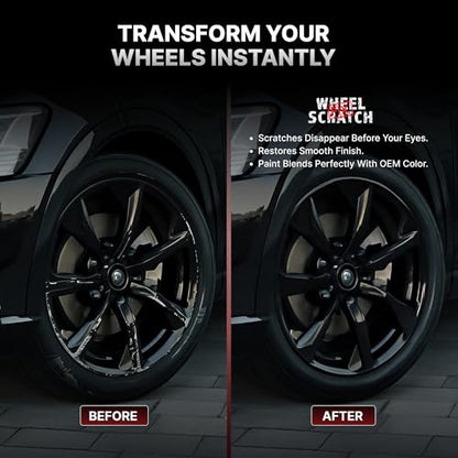 Gloss Black Rim Touch Up Paint (Black - Gloss - Kit)