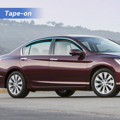 Window Visors Rain Guards for 2008 (2008-2017 Honda Accord)
