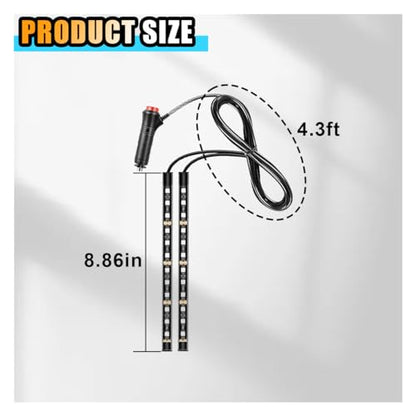 Car LED Strip Light (Cigar Lighter / Blue)