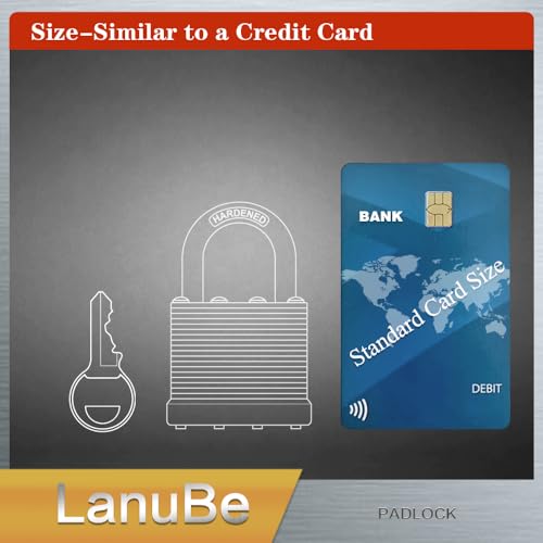 Laminated Keyed Alike Padlock 12 Pack 1.6 (12 Pack Blue)