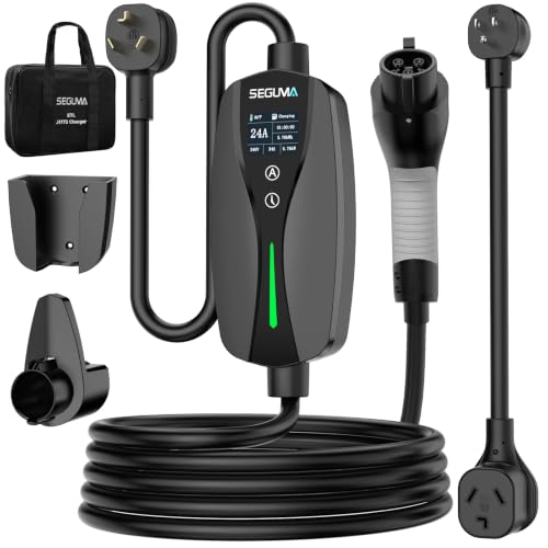 Level 2 EV Charger 24Amp 240V (NEMA 10-30 Plug(J1772))