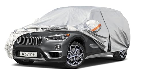 6 Layers Waterproof SUV Car Cover for BMW X1 2009 (LM-Silver / 6. Custom Fit BMW X1)