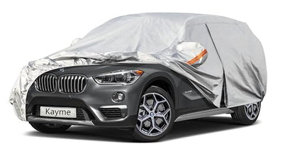 6 Layers Waterproof SUV Car Cover for BMW X1 2009 (LM-Silver / 6. Custom Fit BMW X1)
