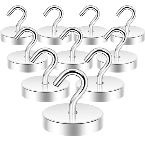 Magnetic Hooks Steel Tube Design for Cruise (Silver / 100lb Magnetic Hooks)