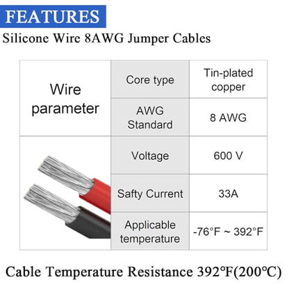 Jumper Cables Adapter Compatible with Ma (1.8FT)