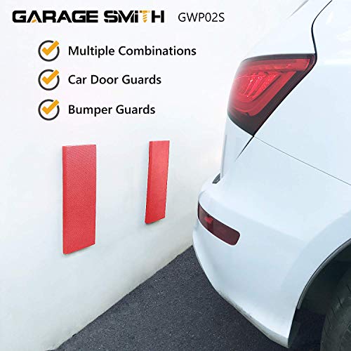 GWP02S Garage Wall Protector Car Door Protectors (Red)