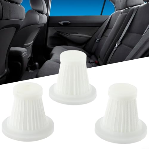 for MINI Vacuum Cleaner Filter Element Replacement Parts Washable Screen for Compatible For Car Cordless Vacuum Home Cleaning Maintenance Accessories Vacuum Handheld Upright Filter (3 PACK)