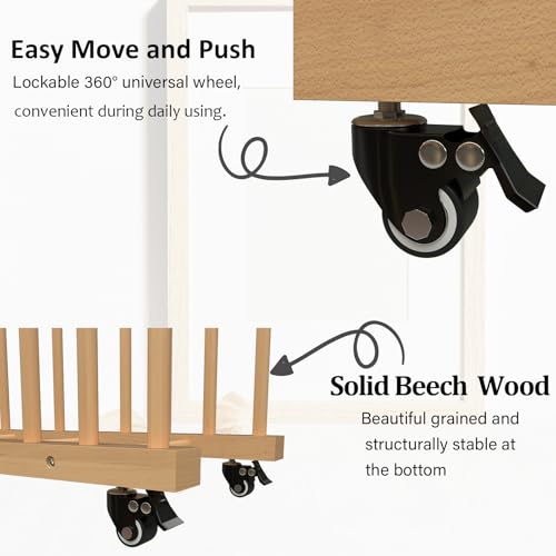 Art Storage Rack with Wheels