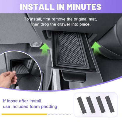Center Console Drawer Tray for 2015