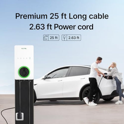 MaxiCharger Level 2 EV Charger up to 40Amp (White)