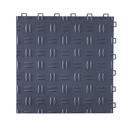 Garage Floor Tiles 12 x 12 x 0.53 inch (50 Pack Tile / Graphite Gray)