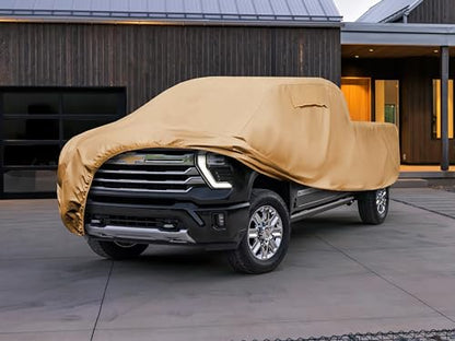 Heavy Car Cover Custom Fit for 2018 (Custom Fit Chevy Silverado / brown)