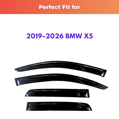 Rain Guards Window Visors for 2019 (2019–2026 X5)