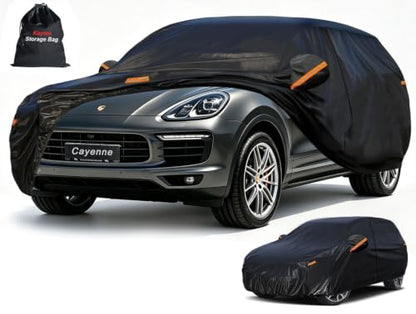 7 Layers SUV Car Cover Custom Fit for Porsche Cayenne (PE-Black / Custom Fit Porsche Cayenne)