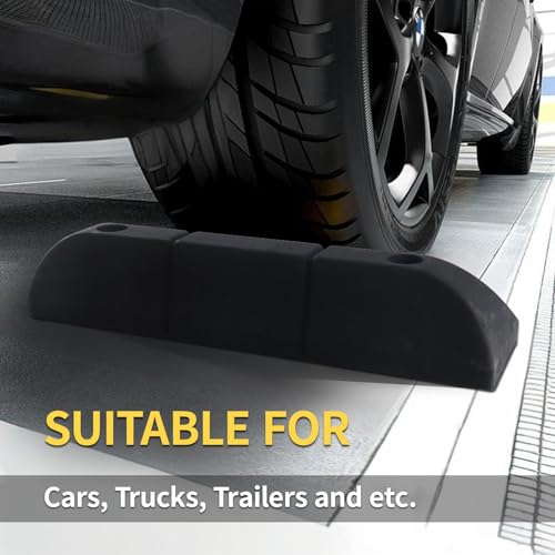 Rubber Parking Stopper for Garage 1 Pack (3.3“H 1pcs)