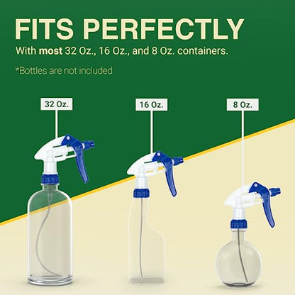 Spray Bottle Nozzle Replacement Tops (24 Pack / Blue)