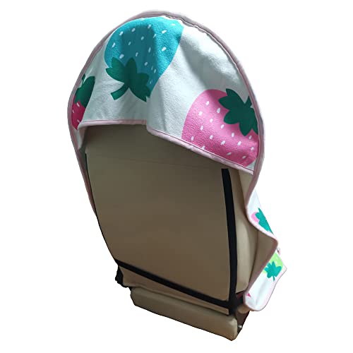 Car Seat Cover Protector Front Seats (2Pcs Front Seat Towel / Strawberry)
