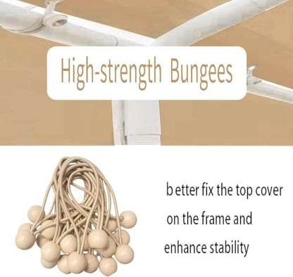 10'x20' Carport Replacement Canopy Cover Beige (10' x 20' / Beige)