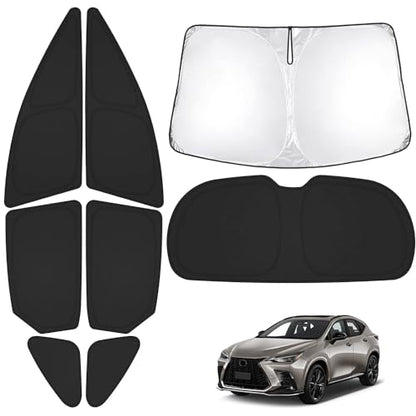 Windshield Sun Shade for Lexus NX 2022 (Window Shades for Lexus NX 22-26)