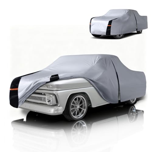 Multi Layer Ford F100 Truck Cover (W.Fit C10(1960-2002) Standard/Extended/Crew SB / White Truck Cover)
