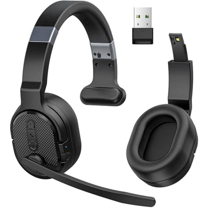 Trucker Bluetooth Headset with Dongle (Onyx Black)