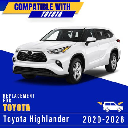 3 Wipers Fits Toyota Highlander 2020 (26"+18"+10")
