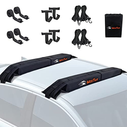 Kayak Car Roof Rack Pad for Kayak Surfboard SUP Canoe Soft Roof Rack Pads (32.5 Inch)