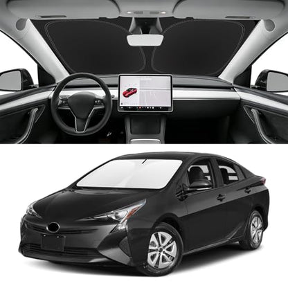 Custom Fit Windshield Sun Shade for Toyota Prius 2010 (for 2010-2022 Toyota Prius)