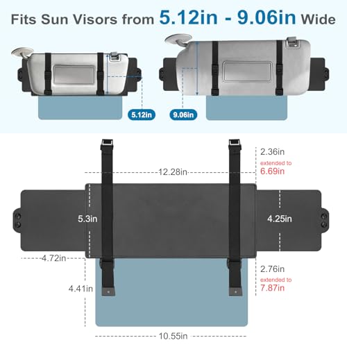 Sun Visor Extender for Car (1 Pack)