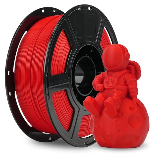 PLA Filament 1.75mm + (Matte Red)